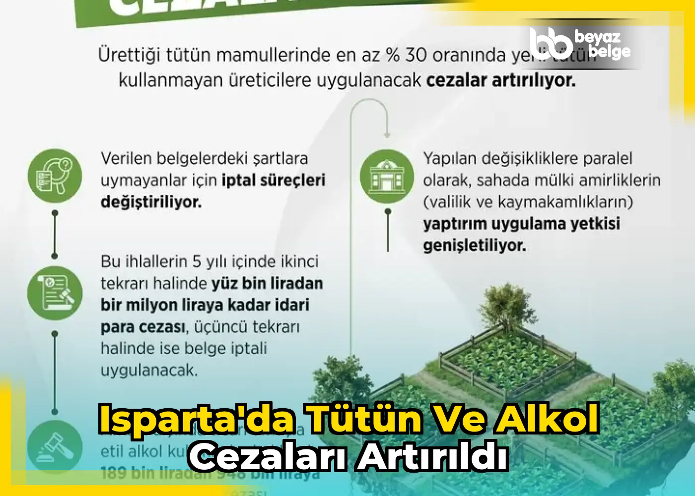 Isparta'da Tütün ve Alkol Cezaları Artırıldı