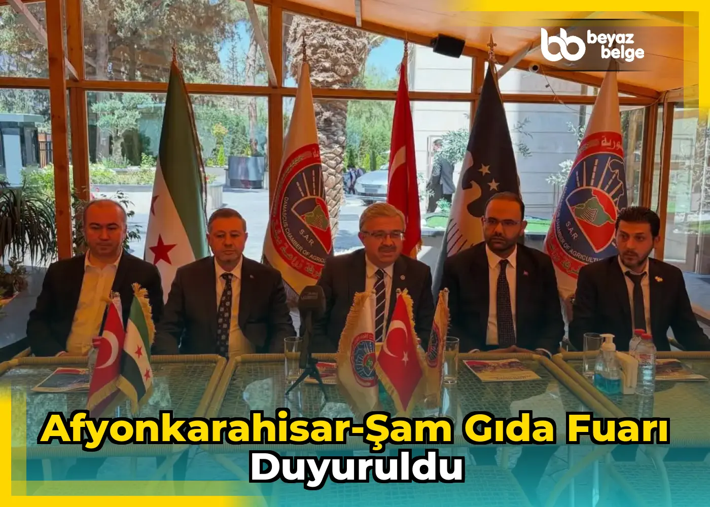 Afyonkarahisar-Şam Gıda Fuarı Duyuruldu