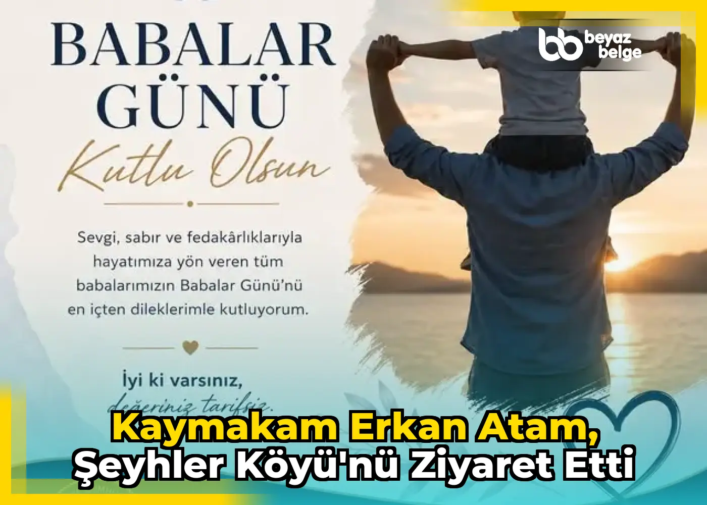 Kaymakam Erkan Atam, Şeyhler Köyü'nü Ziyaret Etti