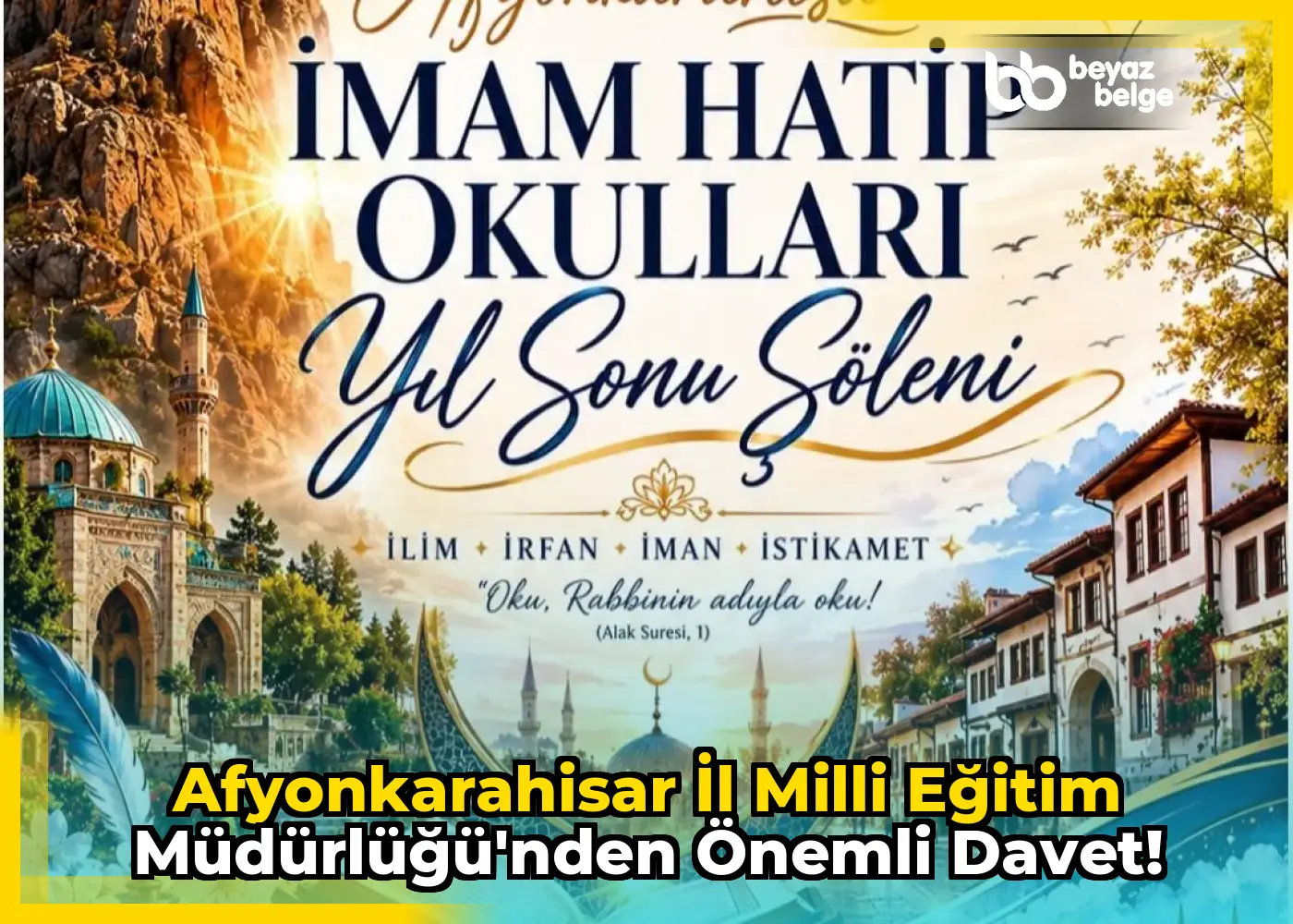 Afyonkarahisar İl Milli Eğitim Müdürlüğü'nden Önemli Davet!