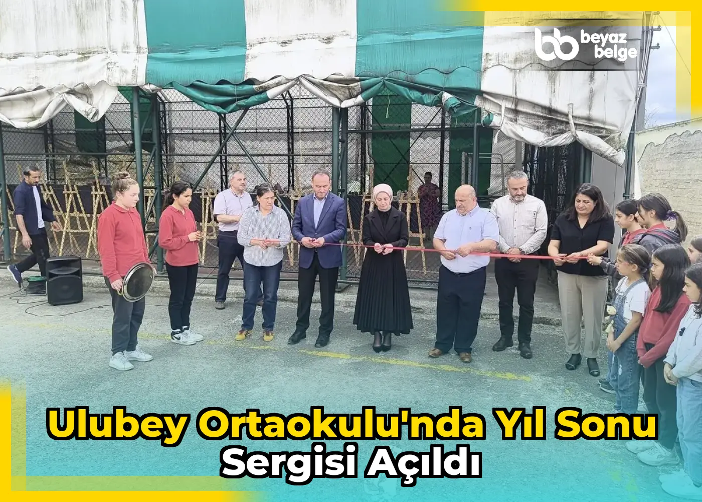 Ulubey Ortaokulu'nda Yıl Sonu Sergisi Açıldı