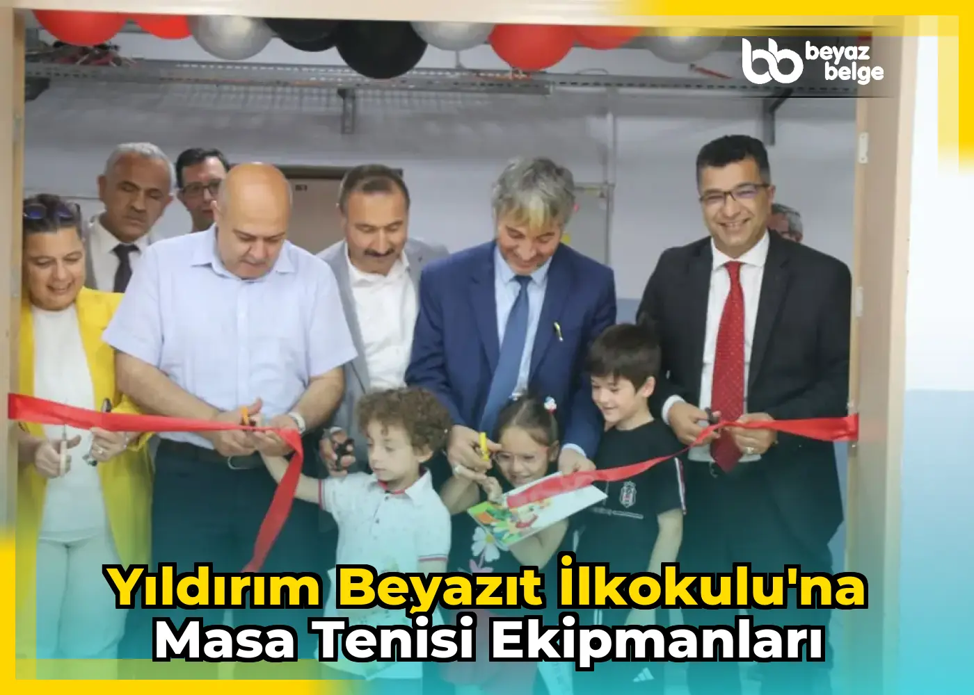 Yıldırım Beyazıt İlkokulu'na masa tenisi ekipmanları
