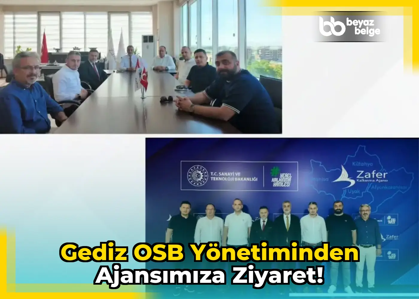 Gediz OSB Yönetiminden Ajansımıza Ziyaret!
