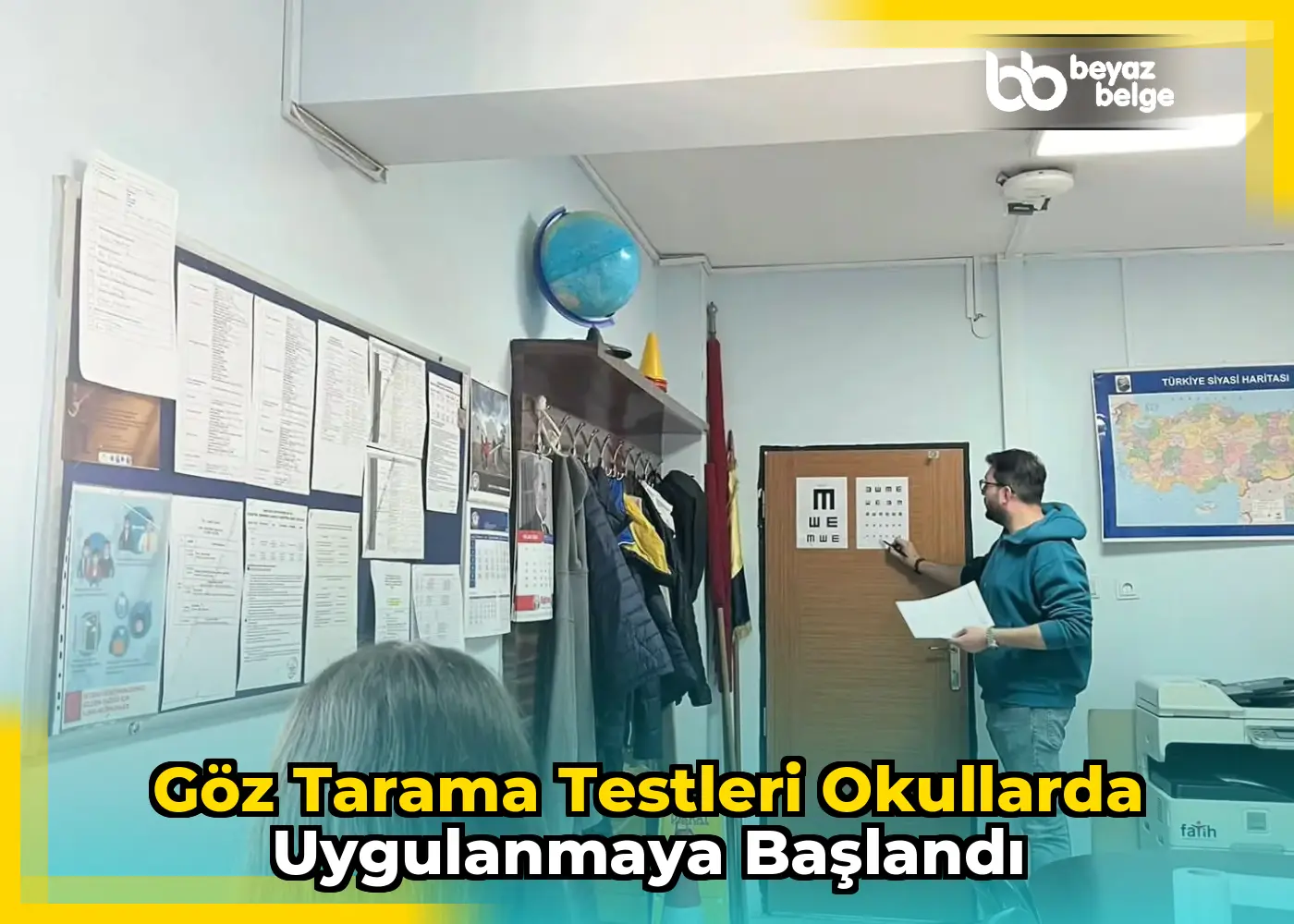 Göz tarama testleri okullarda uygulanmaya başlandı