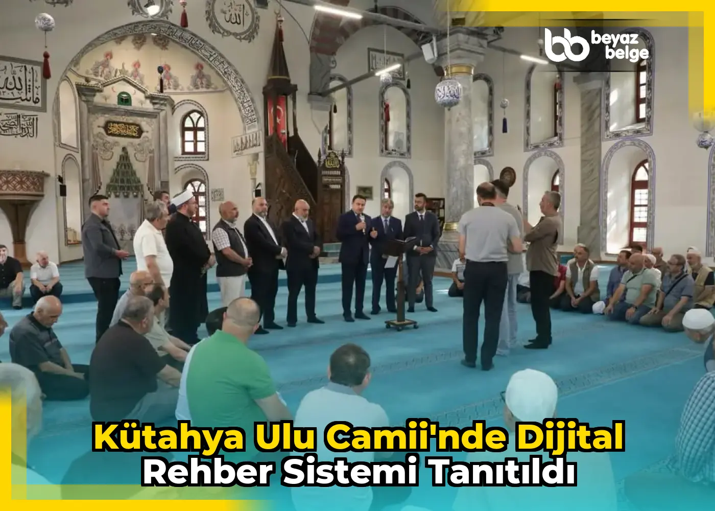Kütahya Ulu Camii'nde Dijital Rehber Sistemi Tanıtıldı