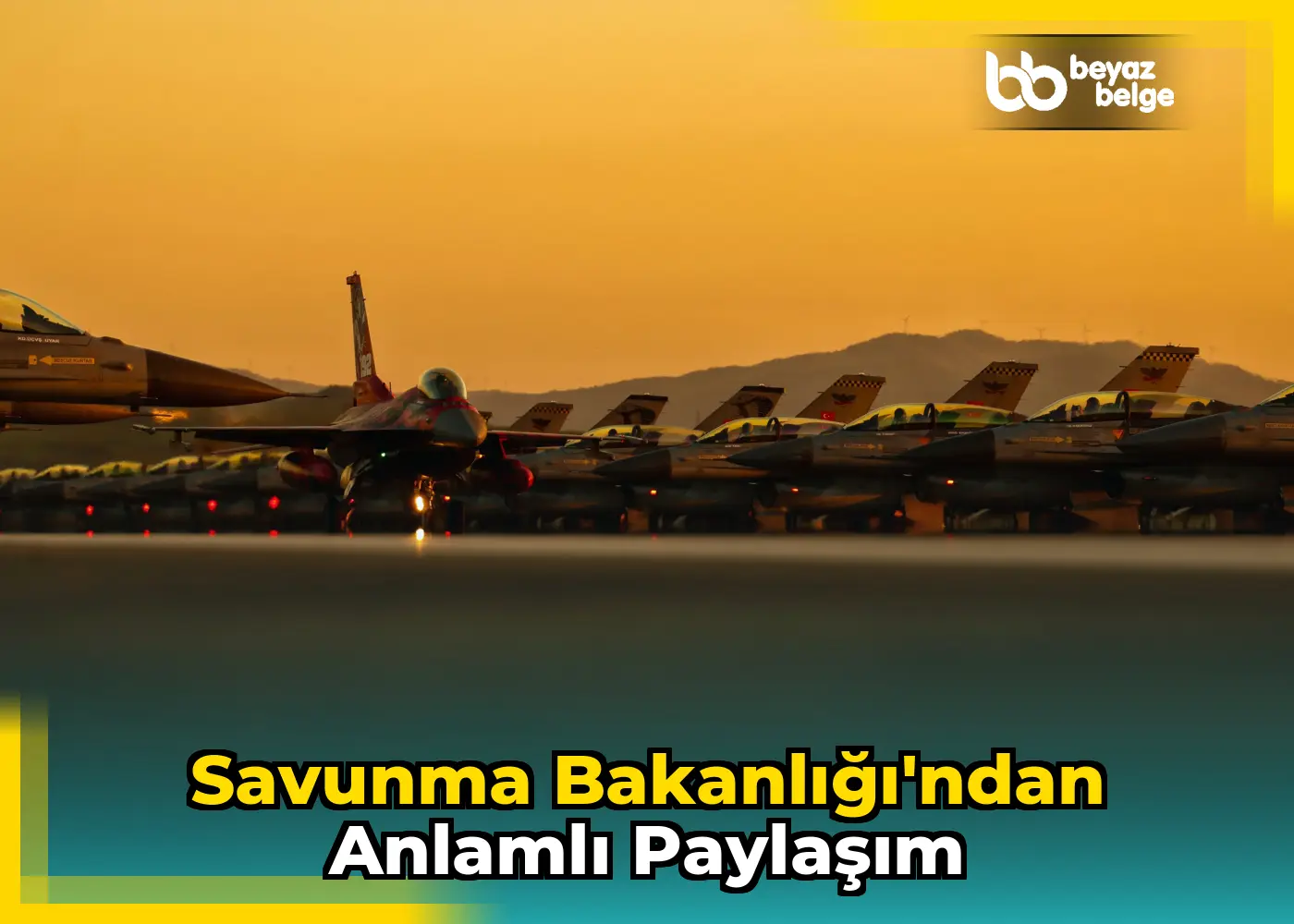 Savunma Bakanlığı'ndan anlamlı paylaşım