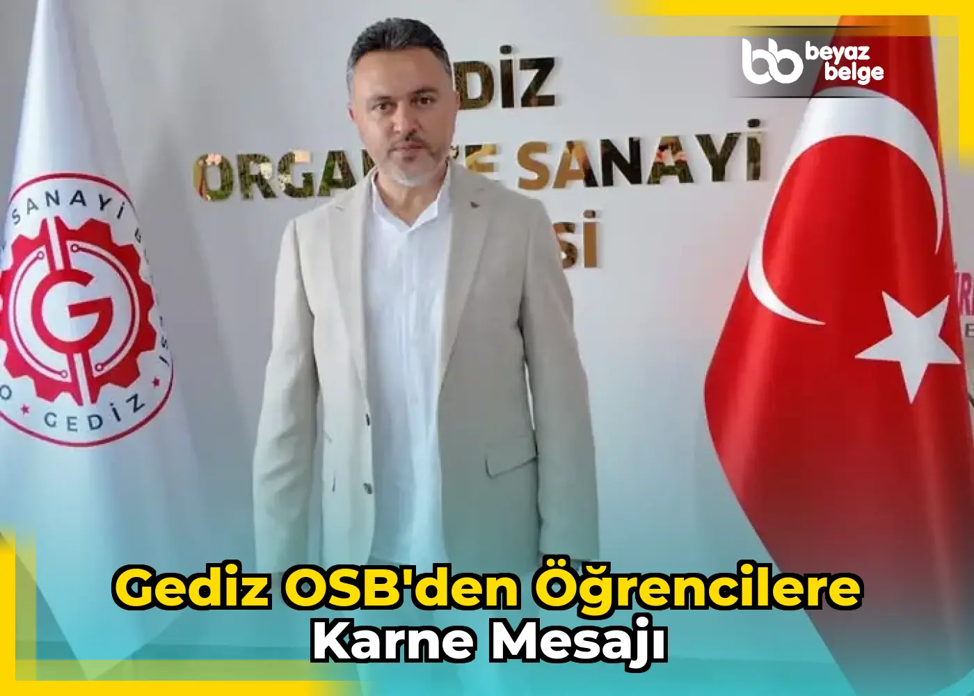 Gediz OSB'den öğrencilere karne mesajı