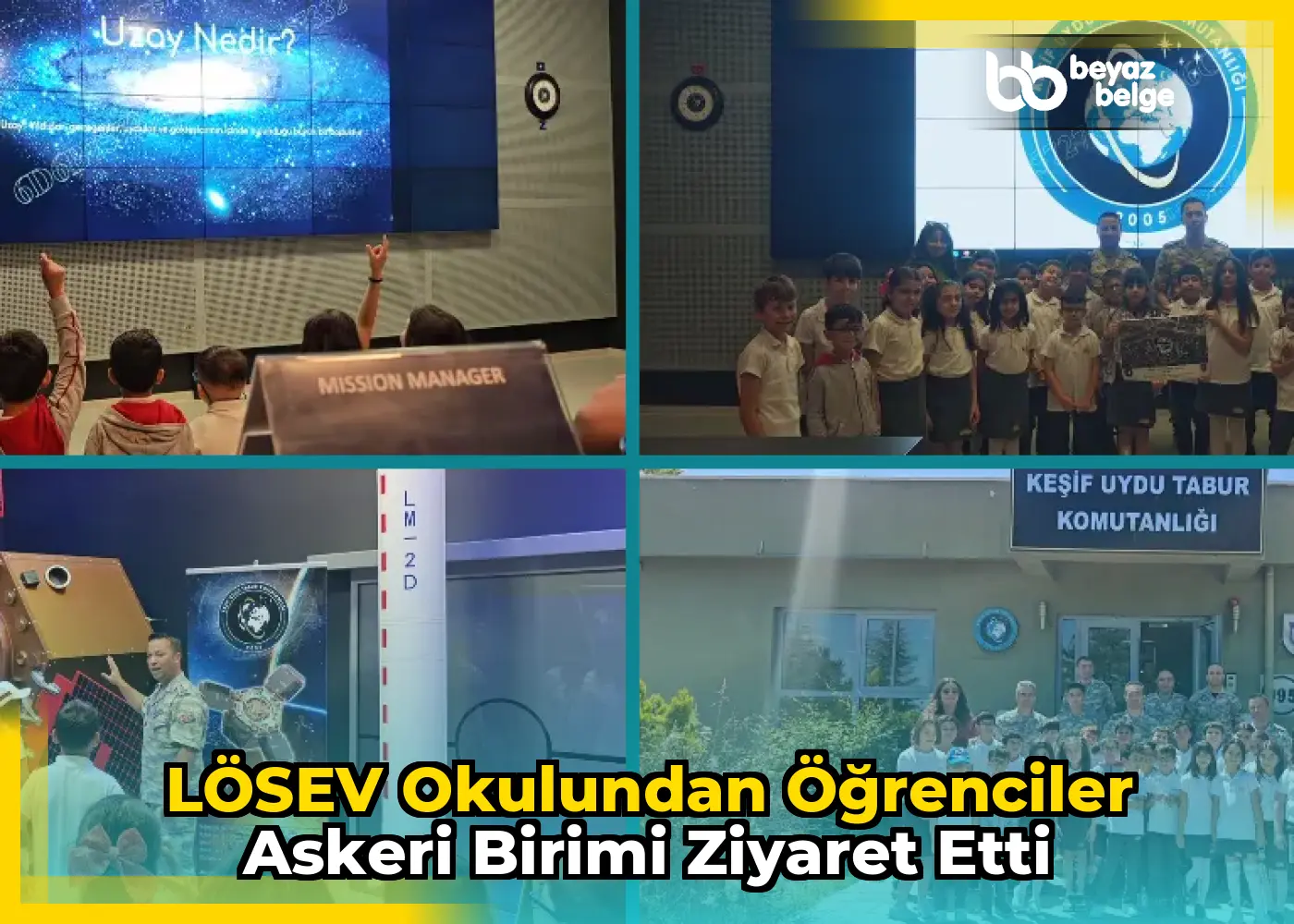LÖSEV okulundan öğrenciler askeri birimi ziyaret etti