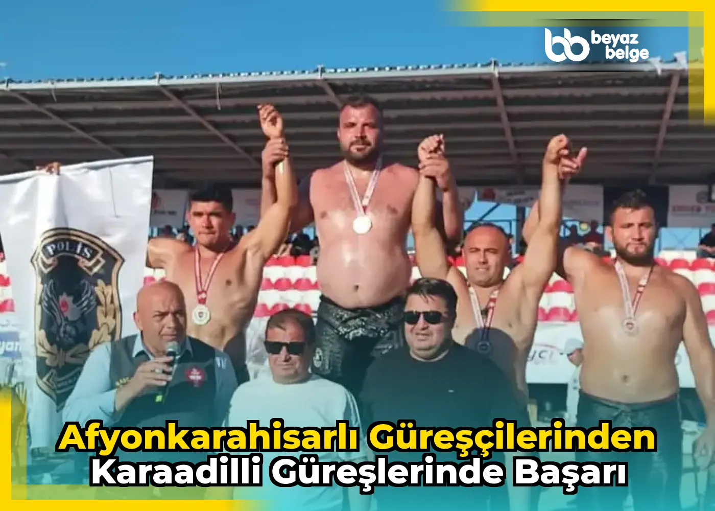 Afyonkarahisarlı Güreşçilerinden Karaadilli Güreşlerinde Başarı