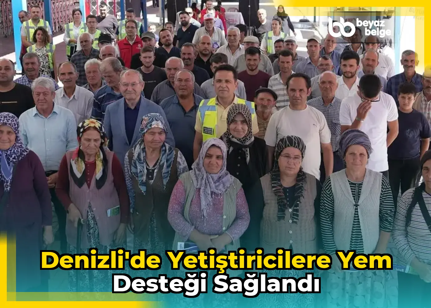 Denizli'de Yetiştiricilere Yem Desteği Sağlandı