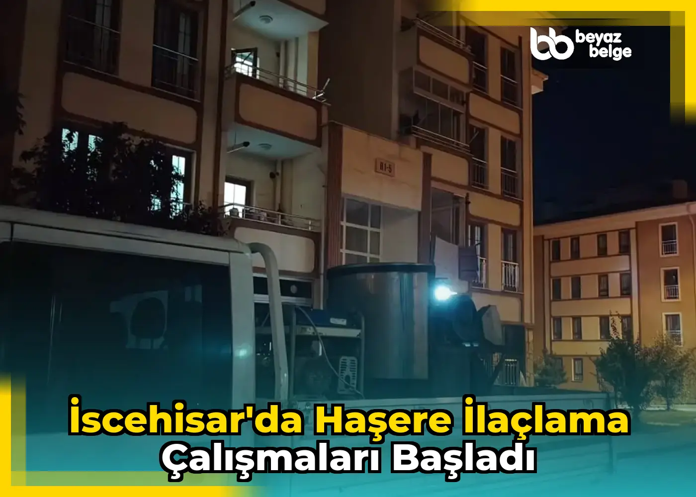 İscehisar'da Haşere İlaçlama Çalışmaları Başladı