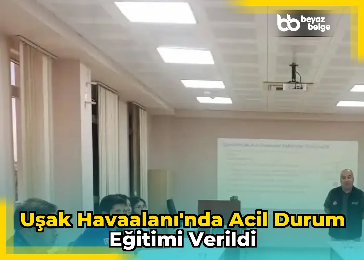 Uşak Havaalanı'nda Acil Durum Eğitimi Verildi