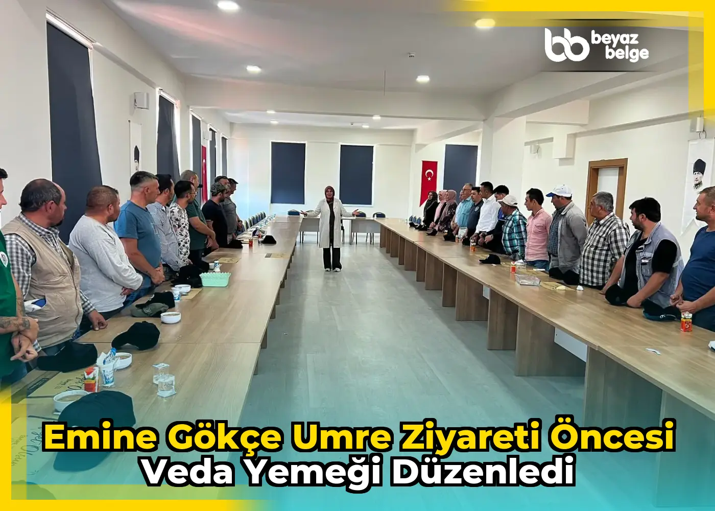 Emine Gökçe Umre Ziyareti Öncesi Veda Yemeği Düzenledi