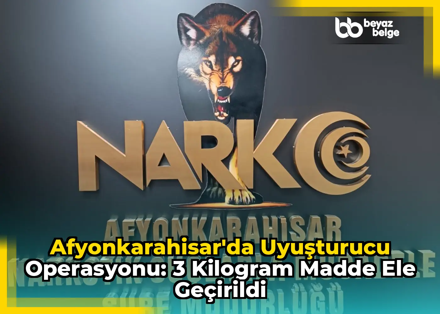 Afyonkarahisar'da Uyuşturucu Operasyonu: 3 Kilogram Madde Ele Geçirildi