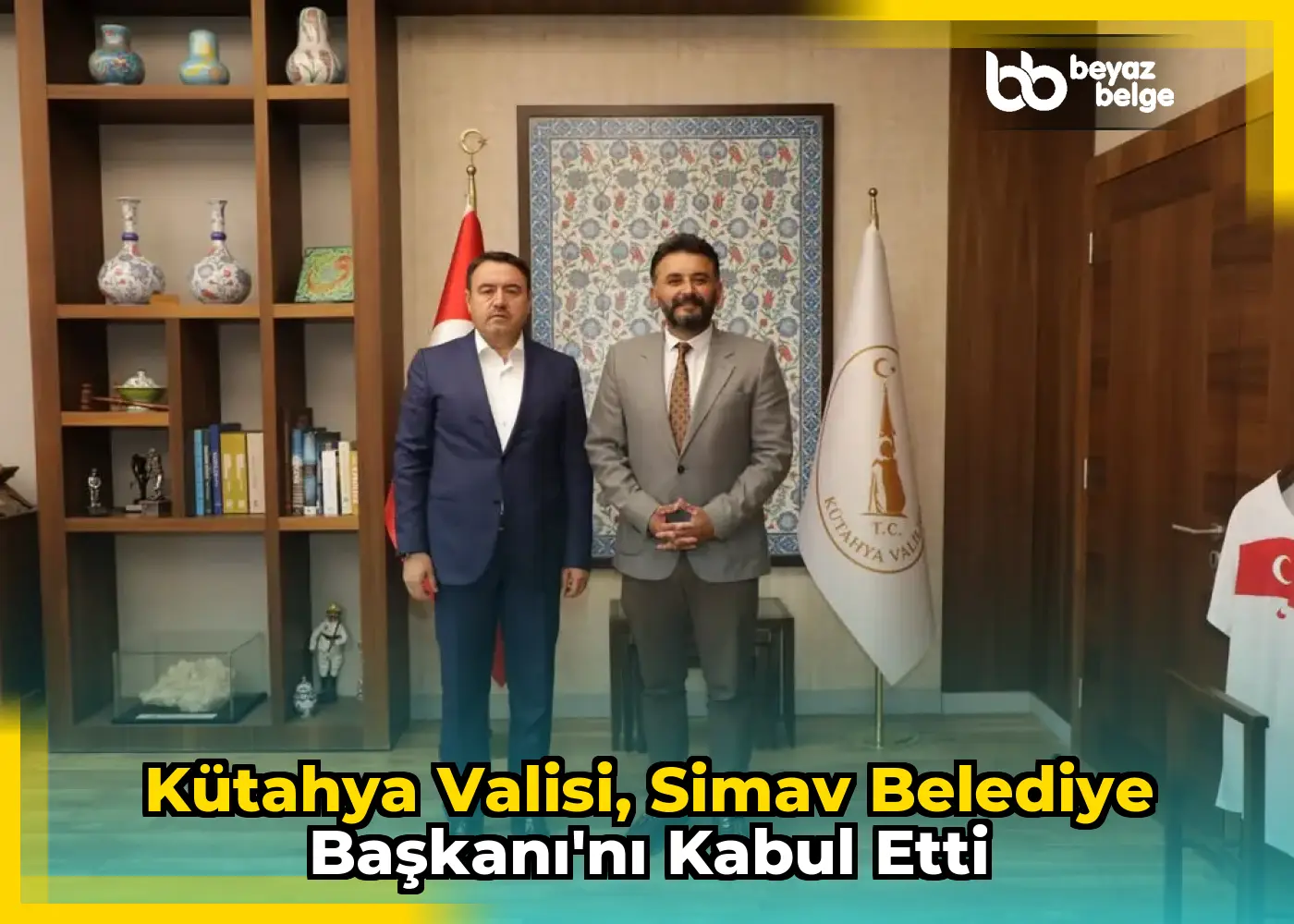 Kütahya Valisi, Simav Belediye Başkanı'nı kabul etti