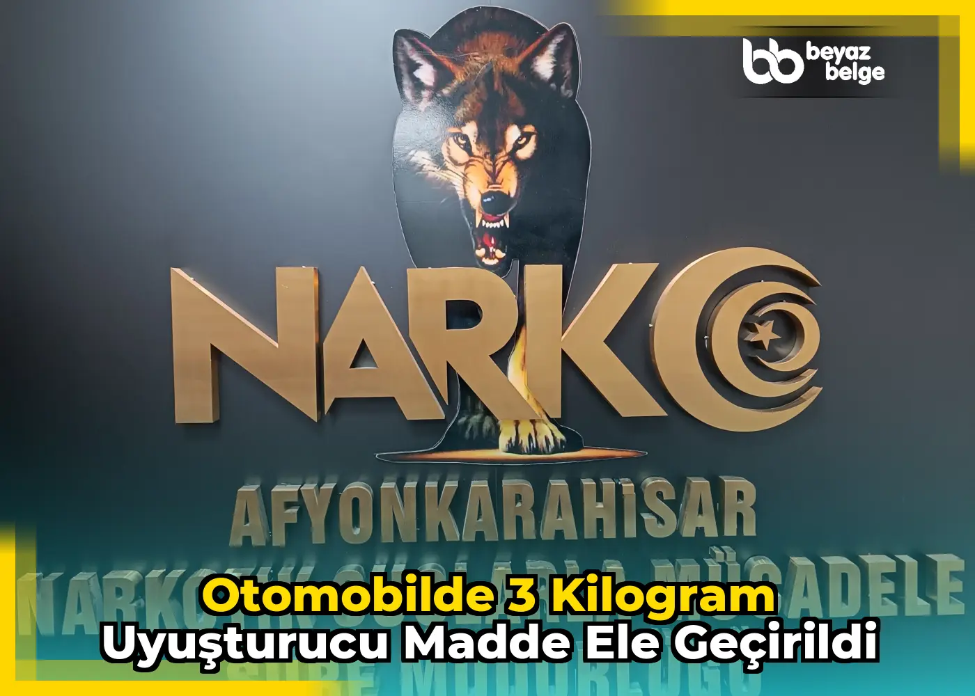 Otomobilde 3 Kilogram Uyuşturucu Madde Ele Geçirildi
