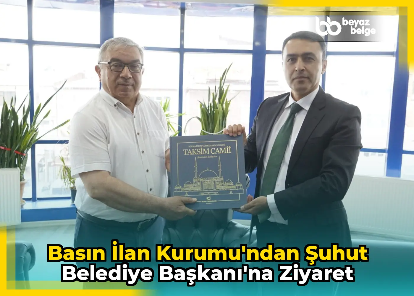 Basın İlan Kurumu'ndan Şuhut Belediye Başkanı'na Ziyaret