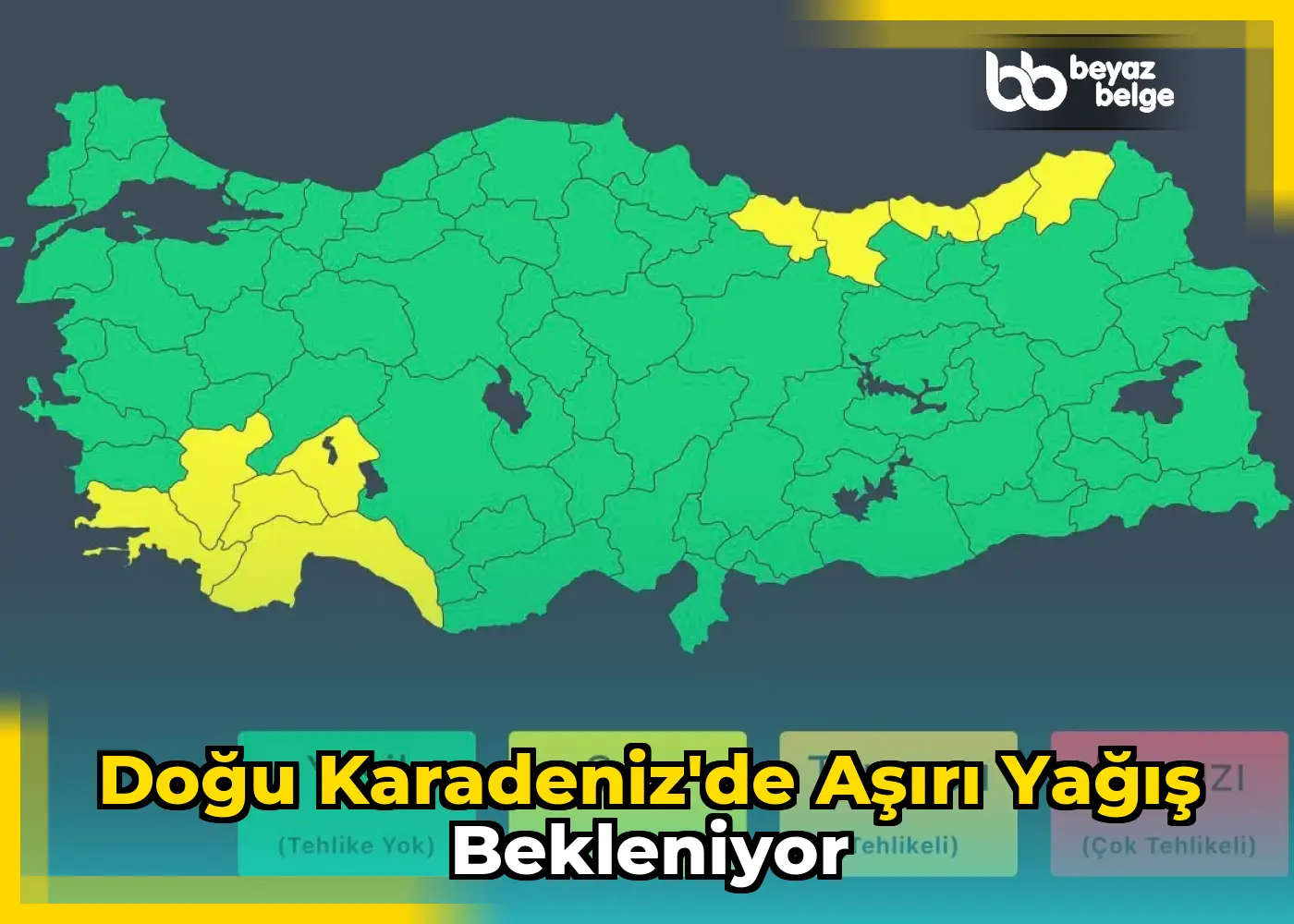 Doğu Karadeniz'de aşırı yağış bekleniyor
