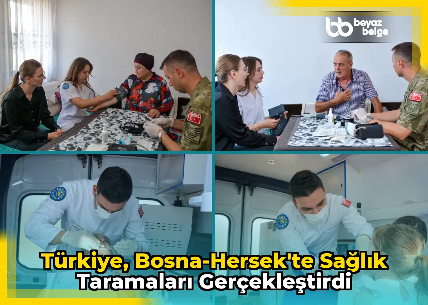 Türkiye, Bosna-Hersek'te sağlık taramaları gerçekleştirdi