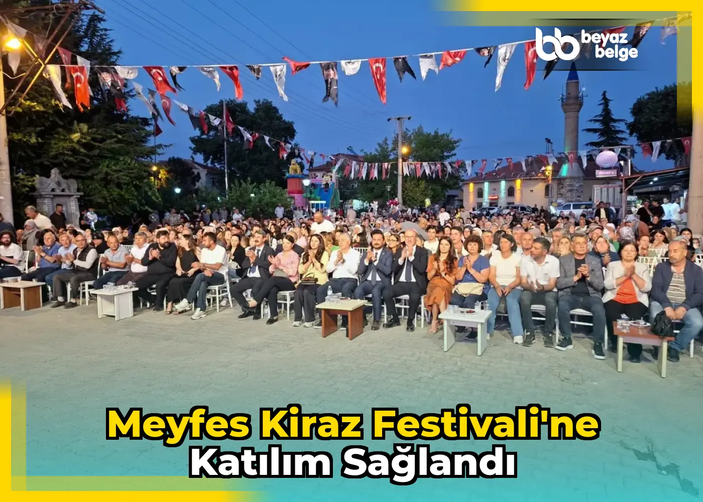 Meyfes Kiraz Festivali'ne katılım sağlandı