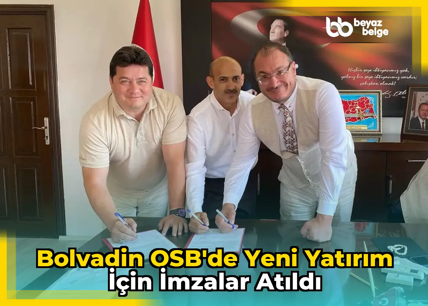 Bolvadin OSB'de yeni yatırım için imzalar atıldı