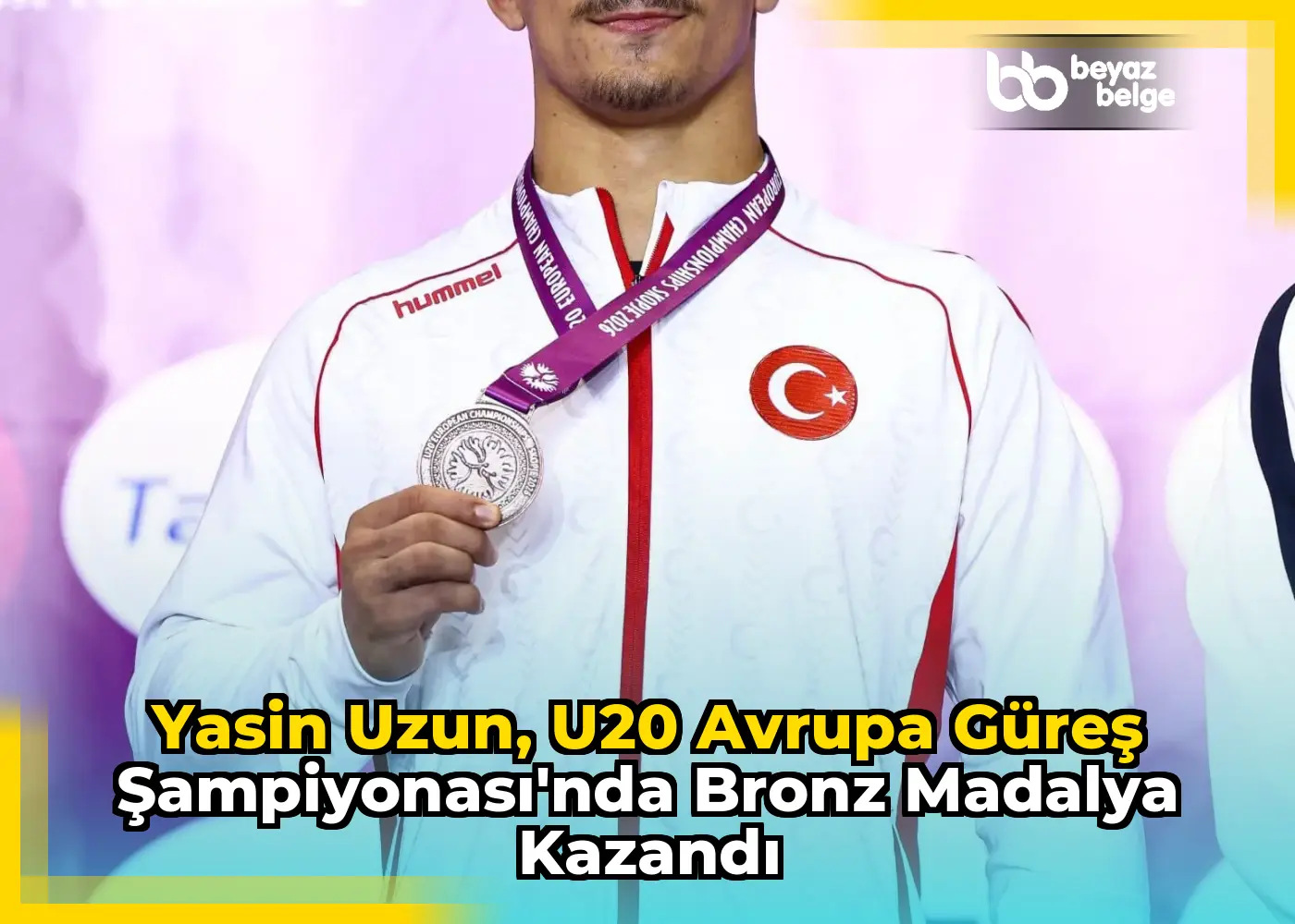 Yasin Uzun, U20 Avrupa Güreş Şampiyonası'nda bronz madalya kazandı