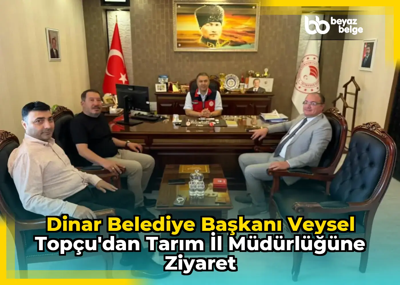 Dinar Belediye Başkanı Veysel Topçu'dan Tarım İl Müdürlüğüne Ziyaret