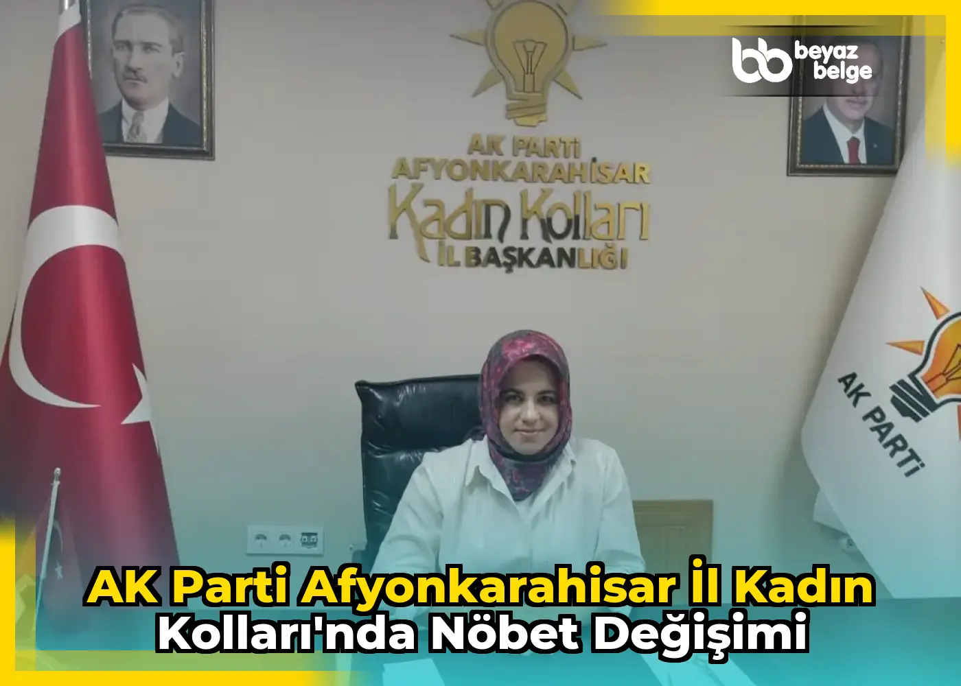 AK Parti Afyonkarahisar İl Kadın Kolları'nda Nöbet Değişimi