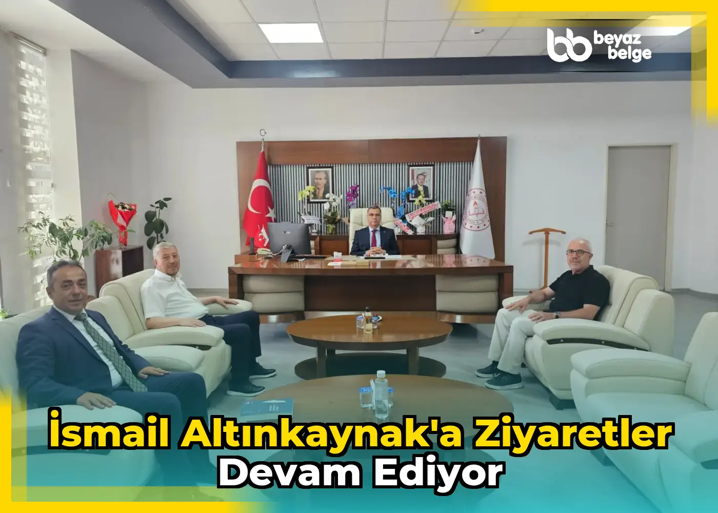 İsmail Altınkaynak'a Ziyaretler Devam Ediyor