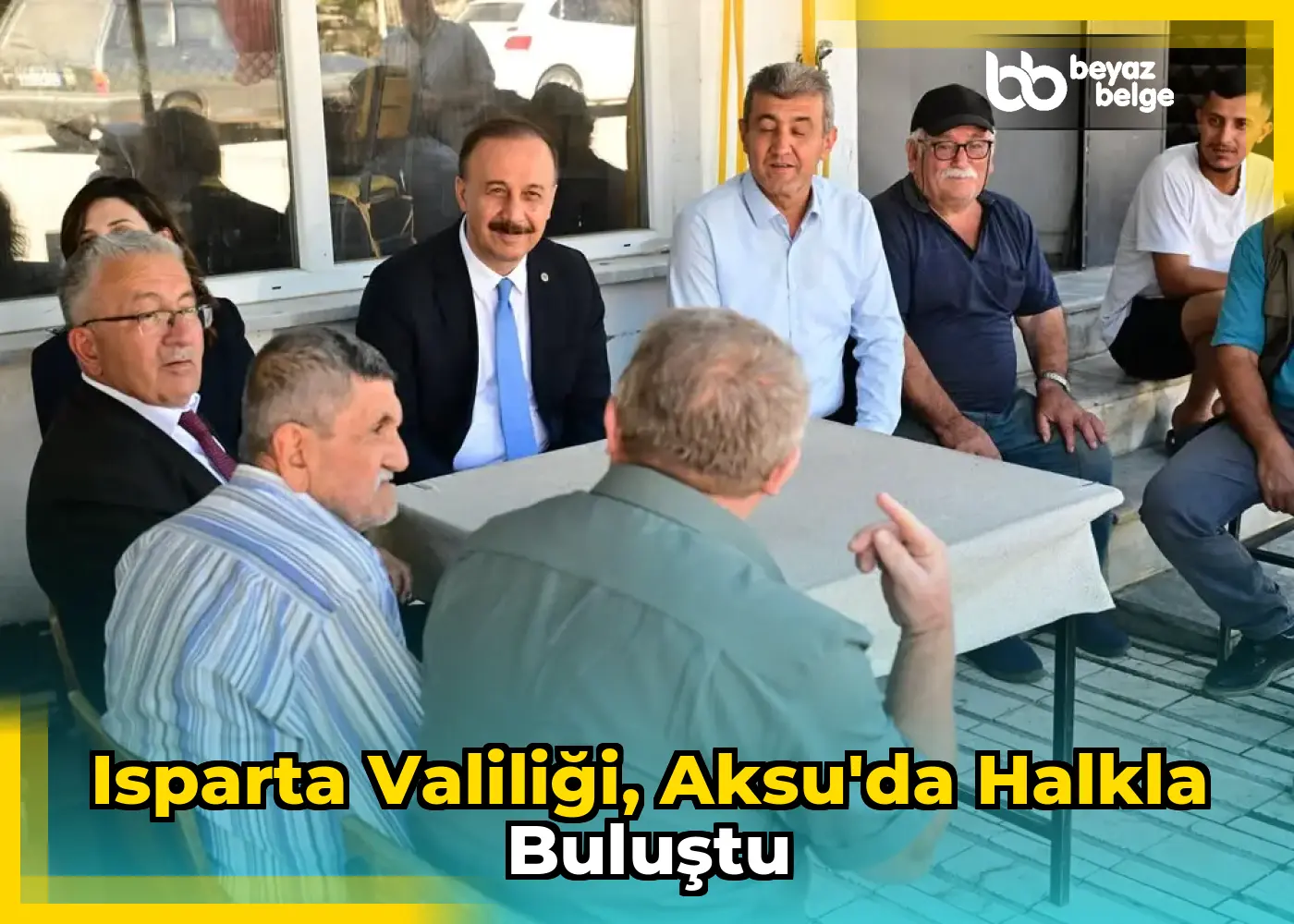 Isparta Valiliği, Aksu'da Halkla Buluştu