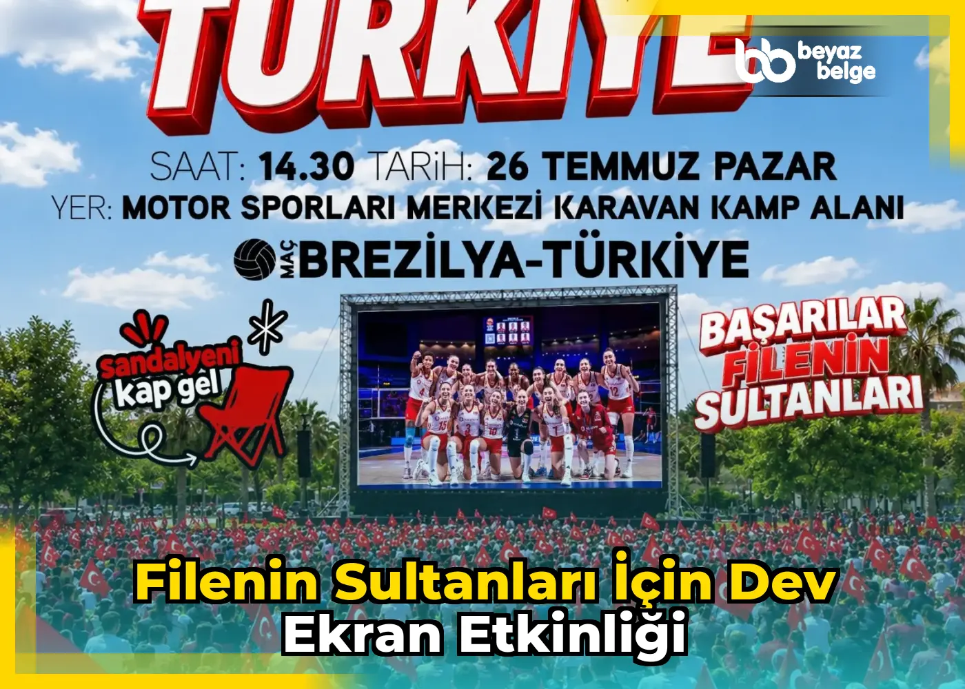 Filenin Sultanları için dev ekran etkinliği