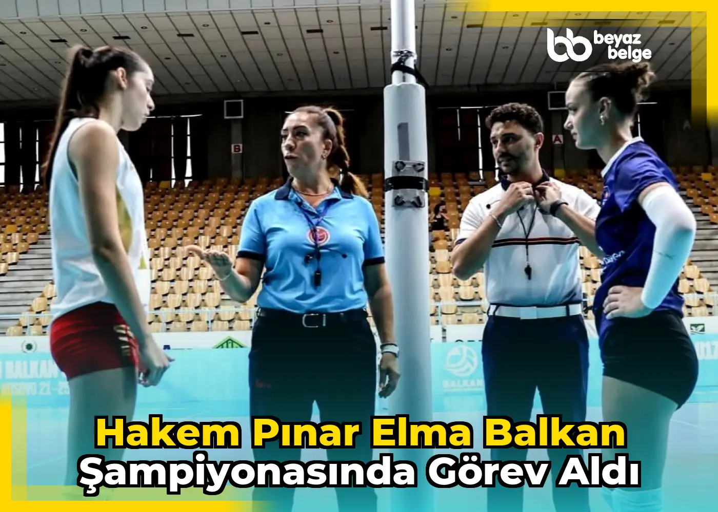 Hakem Pınar Elma Balkan Şampiyonasında Görev Aldı
