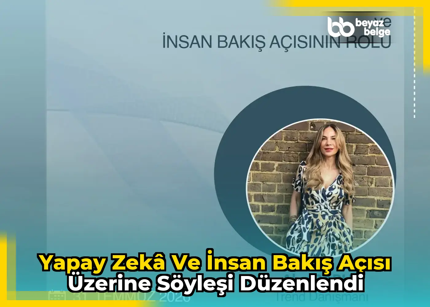 Yapay Zekâ ve İnsan Bakış Açısı Üzerine Söyleşi Düzenlendi