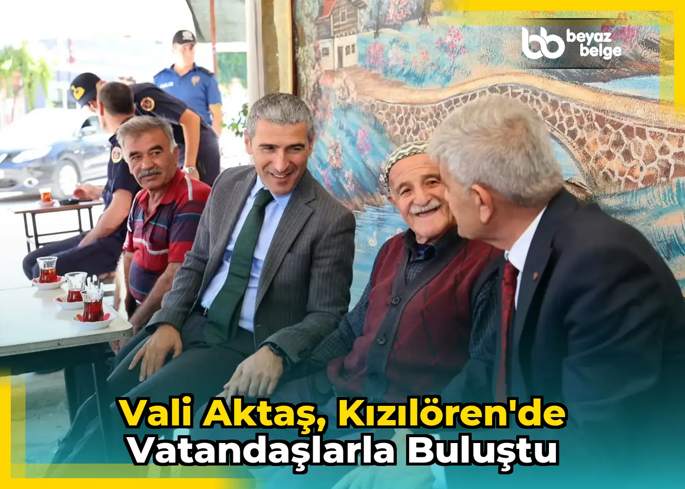 Vali Aktaş, Kızılören'de vatandaşlarla buluştu