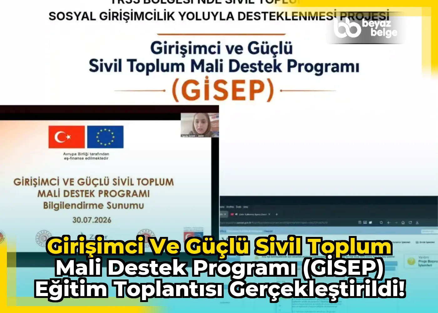 Girişimci ve Güçlü Sivil Toplum Mali Destek Programı (GİSEP) Eğitim Toplantısı Gerçekleştirildi!