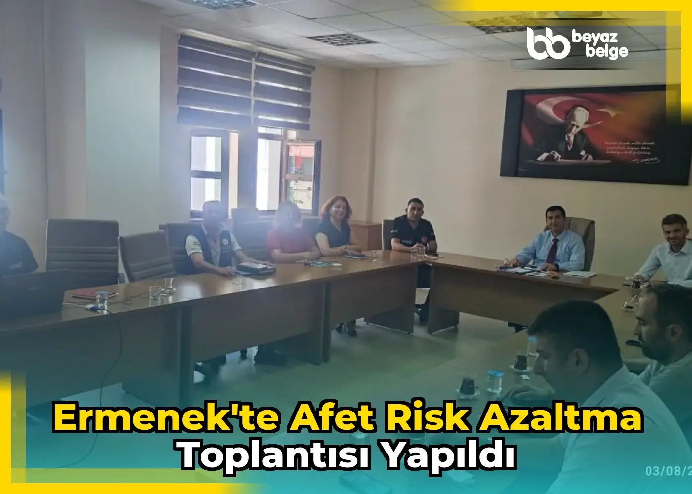 Ermenek'te Afet Risk Azaltma Toplantısı Yapıldı