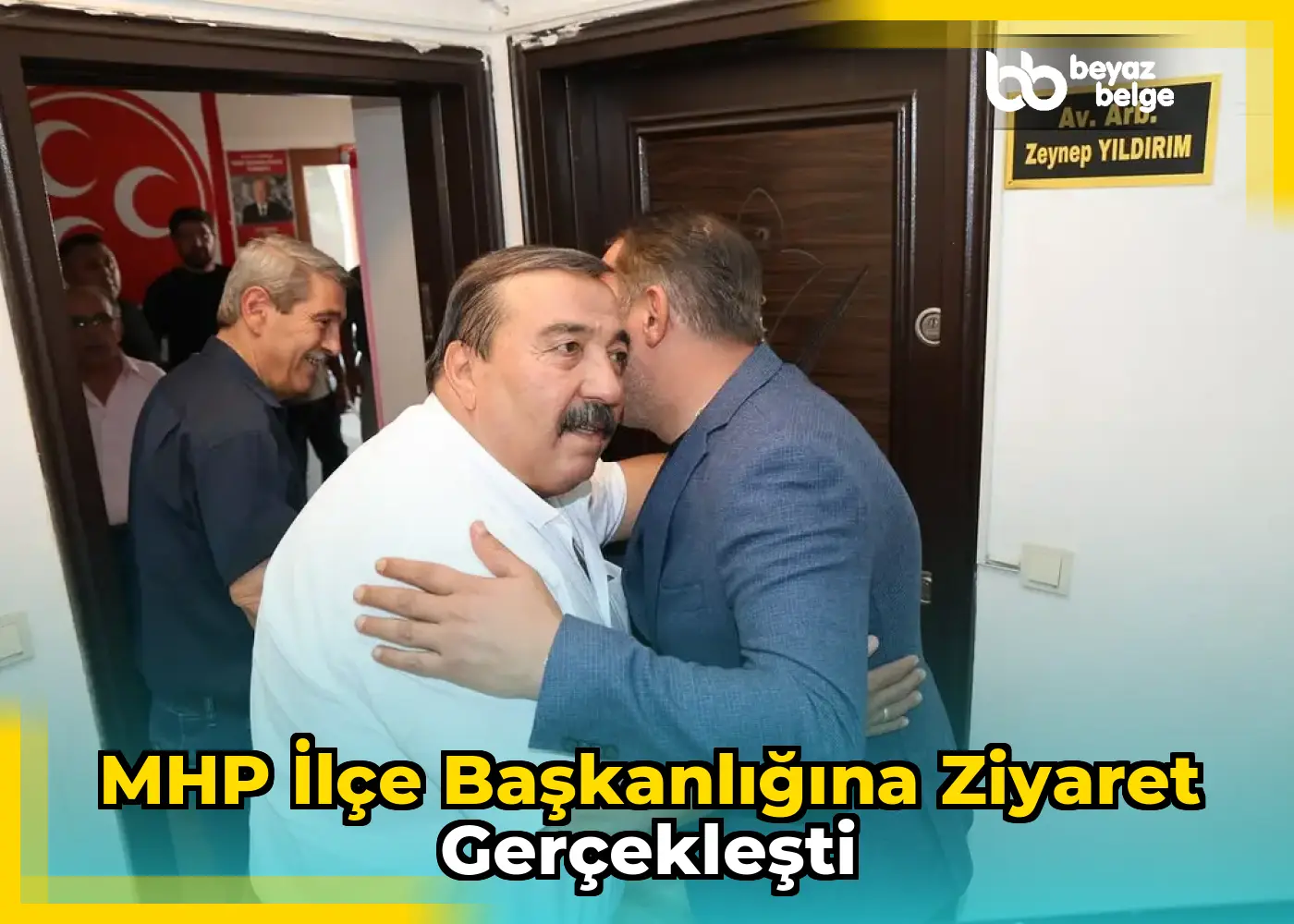 MHP İlçe Başkanlığına Ziyaret Gerçekleşti