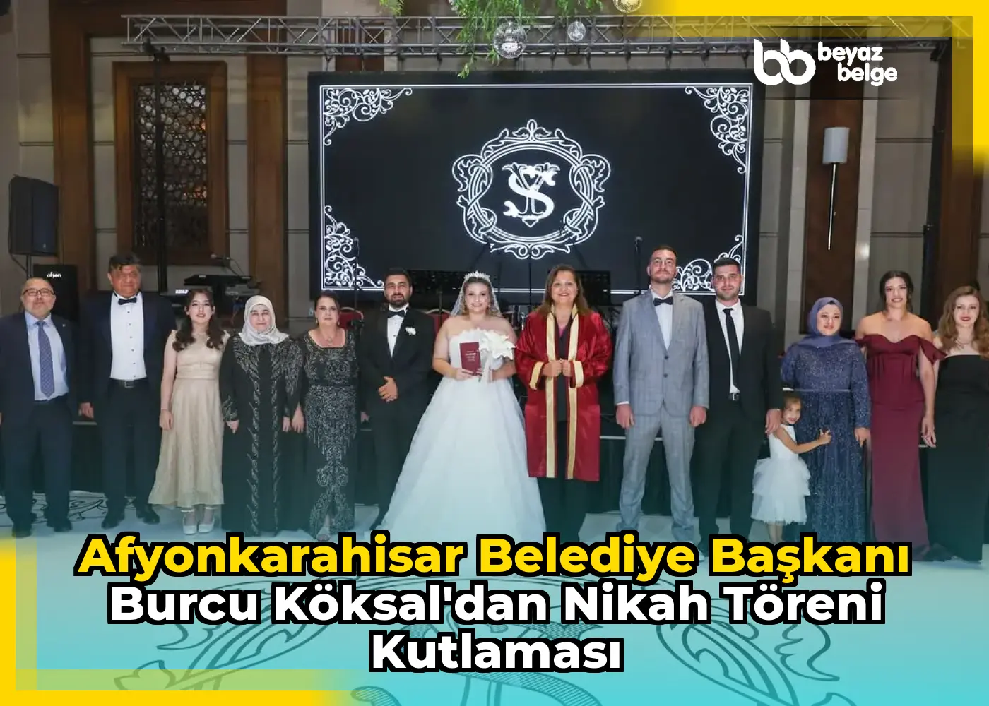 Afyonkarahisar Belediye Başkanı Burcu Köksal'dan Nikah Töreni Kutlaması
