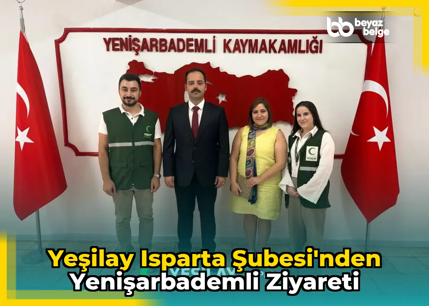 Yeşilay Isparta Şubesi'nden Yenişarbademli Ziyareti