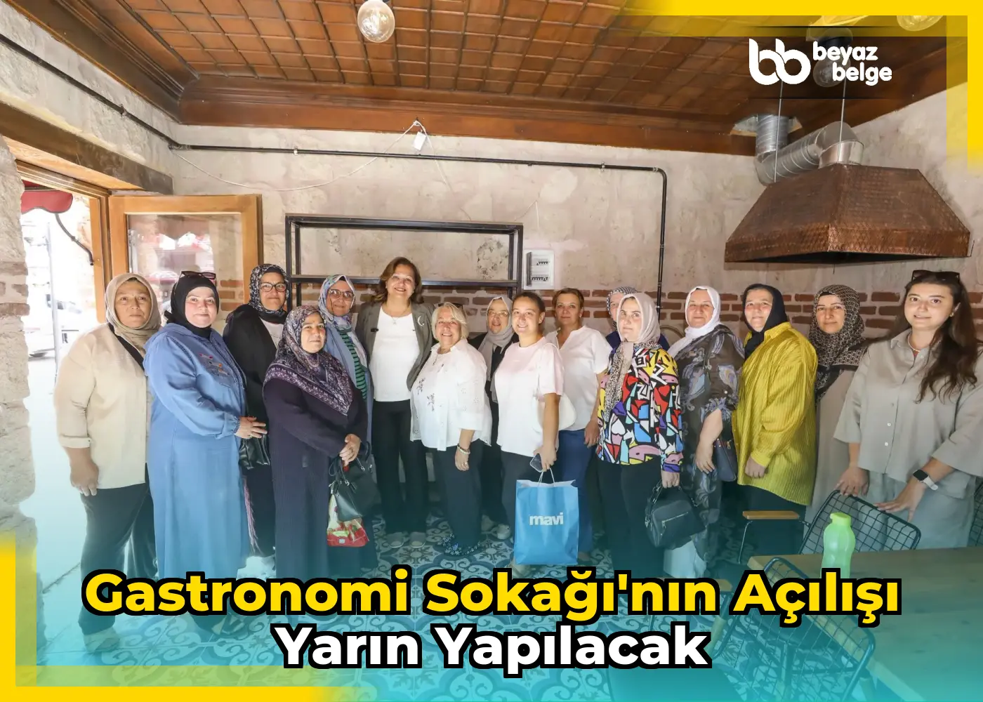 Gastronomi Sokağı'nın açılışı yarın yapılacak
