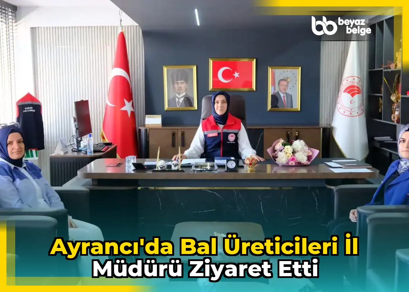 Ayrancı'da Bal Üreticileri İl Müdürü Ziyaret Etti