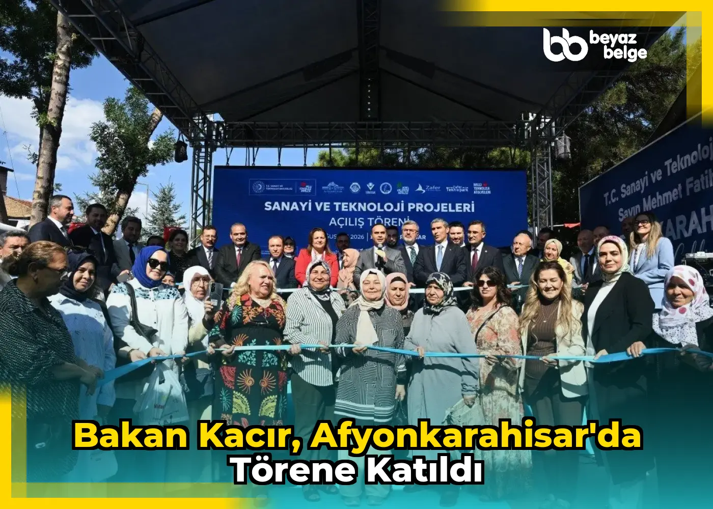 Bakan Kacır, Afyonkarahisar'da Törene Katıldı