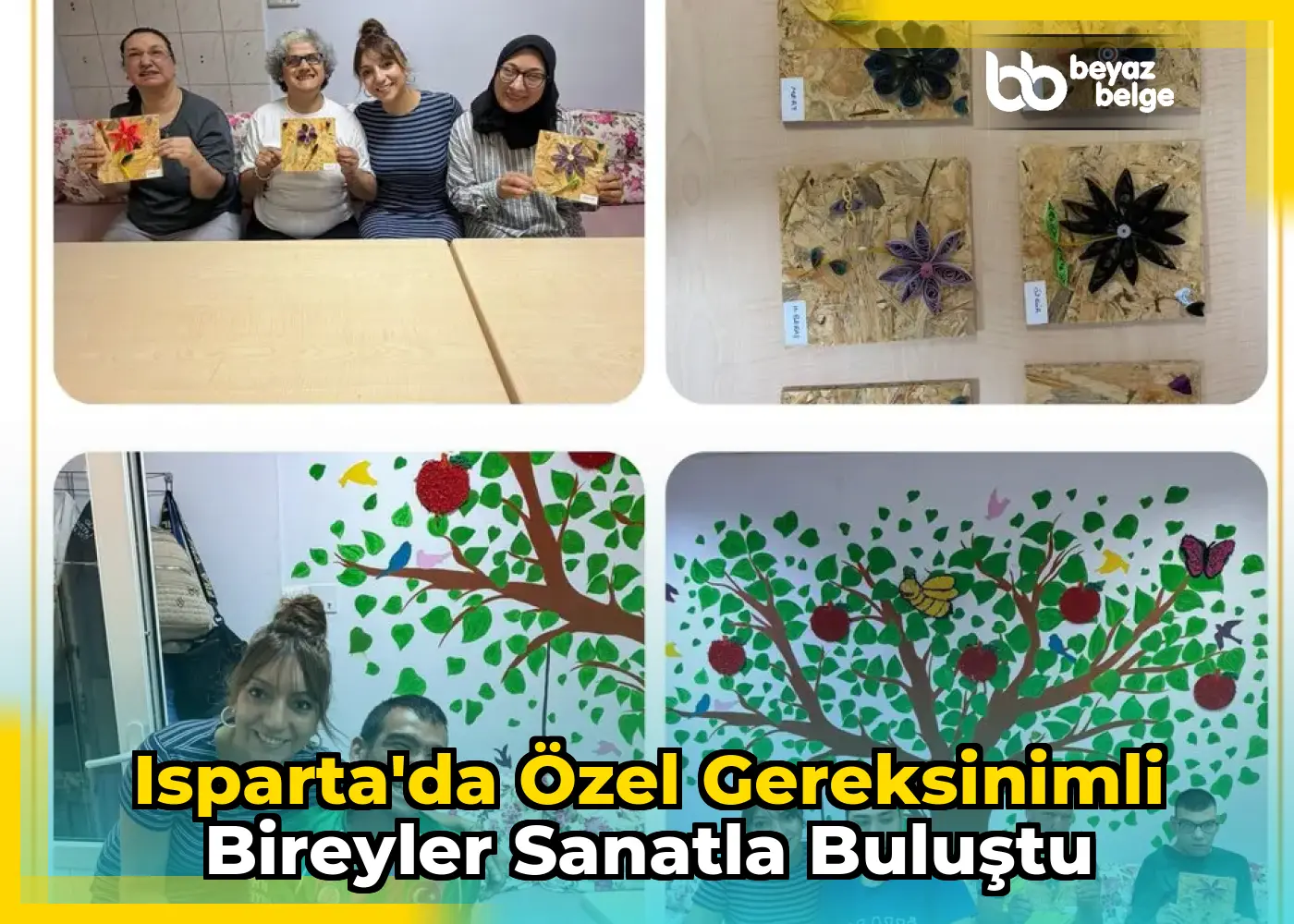Isparta'da Özel Gereksinimli Bireyler Sanatla Buluştu
