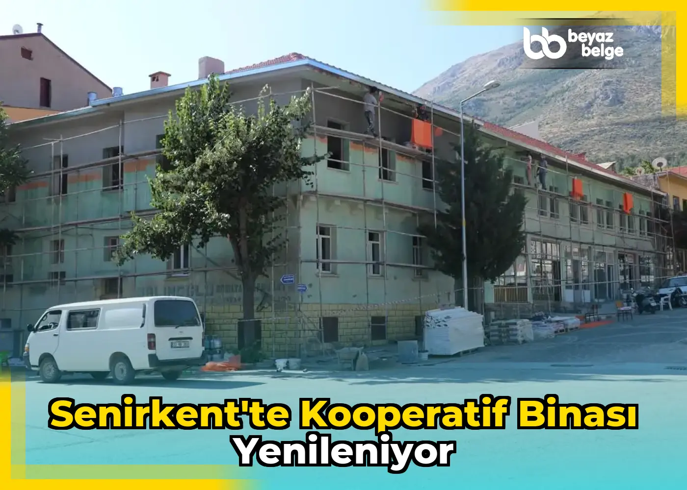 Senirkent'te Kooperatif Binası Yenileniyor