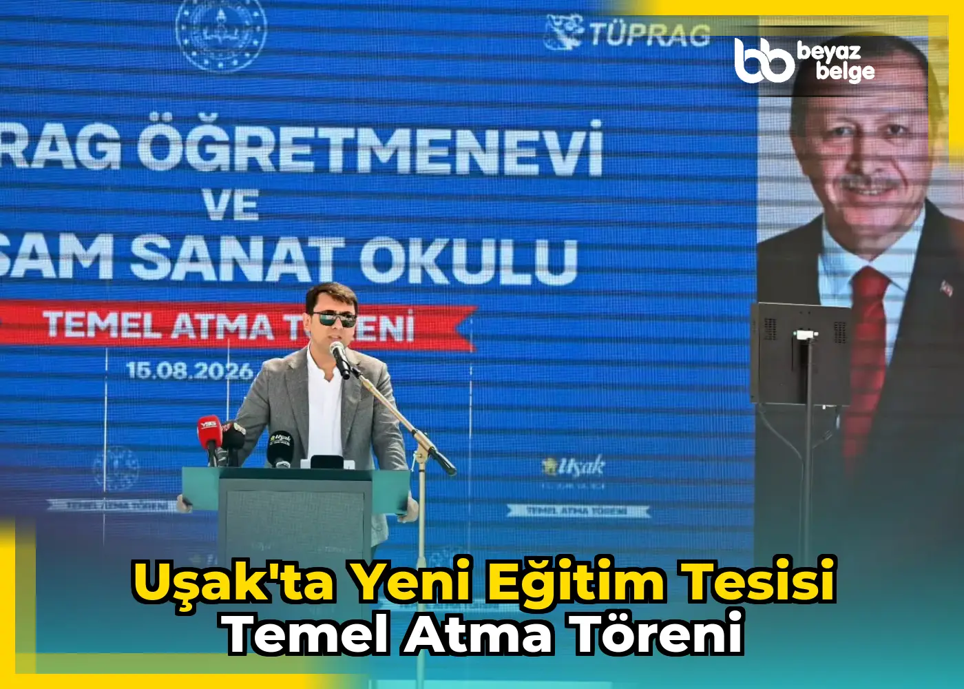 Uşak'ta Yeni Eğitim Tesisi Temel Atma Töreni
