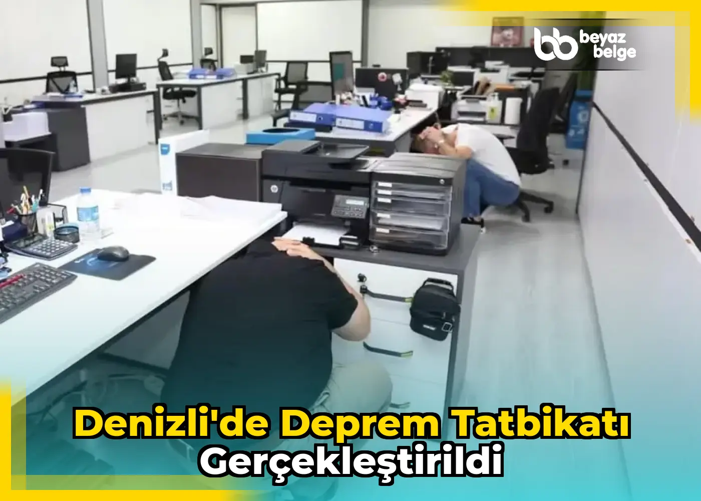 Denizli'de Deprem Tatbikatı Gerçekleştirildi
