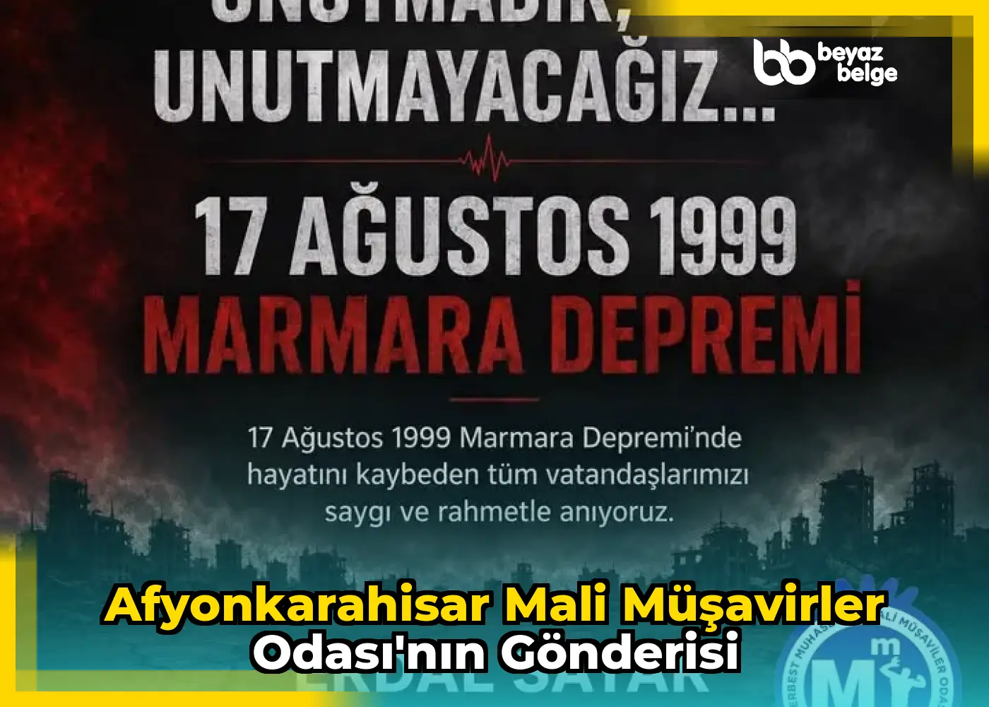 Afyonkarahisar Mali Müşavirler Odası'nın Gönderisi