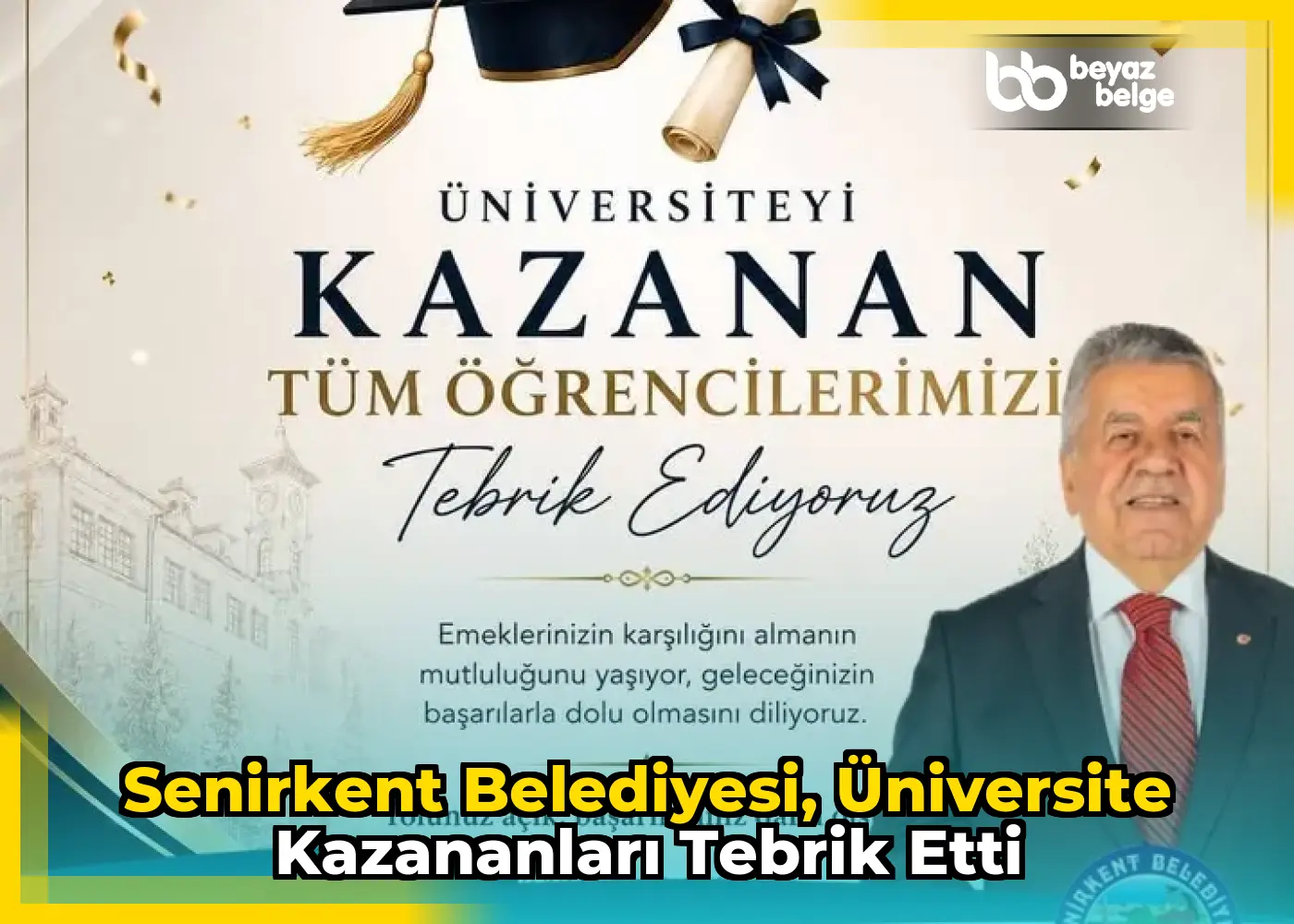 Senirkent Belediyesi, üniversite kazananları tebrik etti