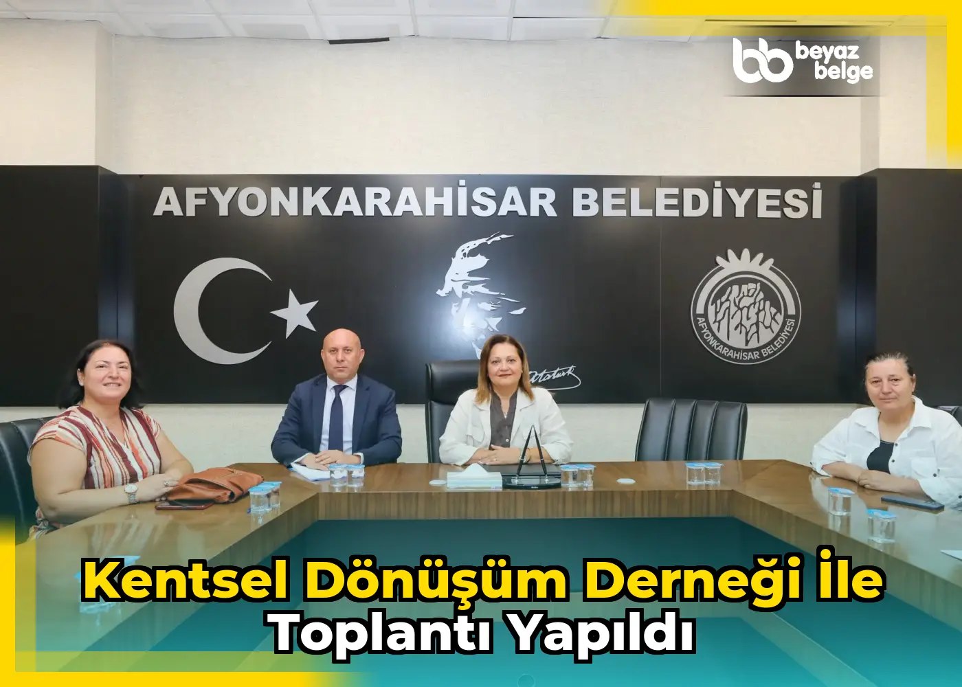 Kentsel Dönüşüm Derneği ile toplantı yapıldı