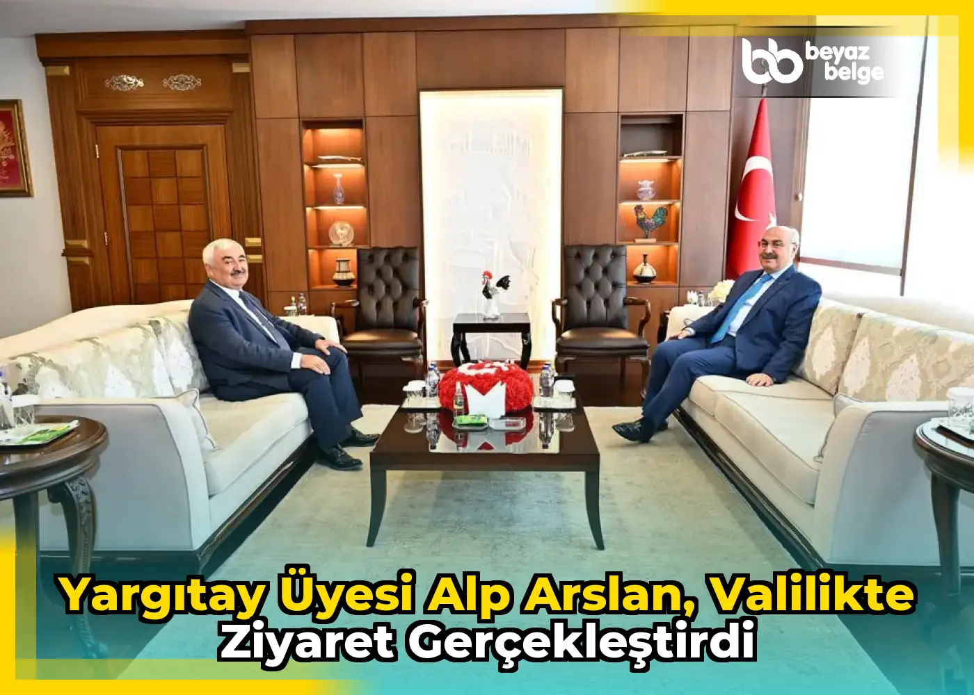 Yargıtay Üyesi Alp Arslan, Valilikte Ziyaret Gerçekleştirdi